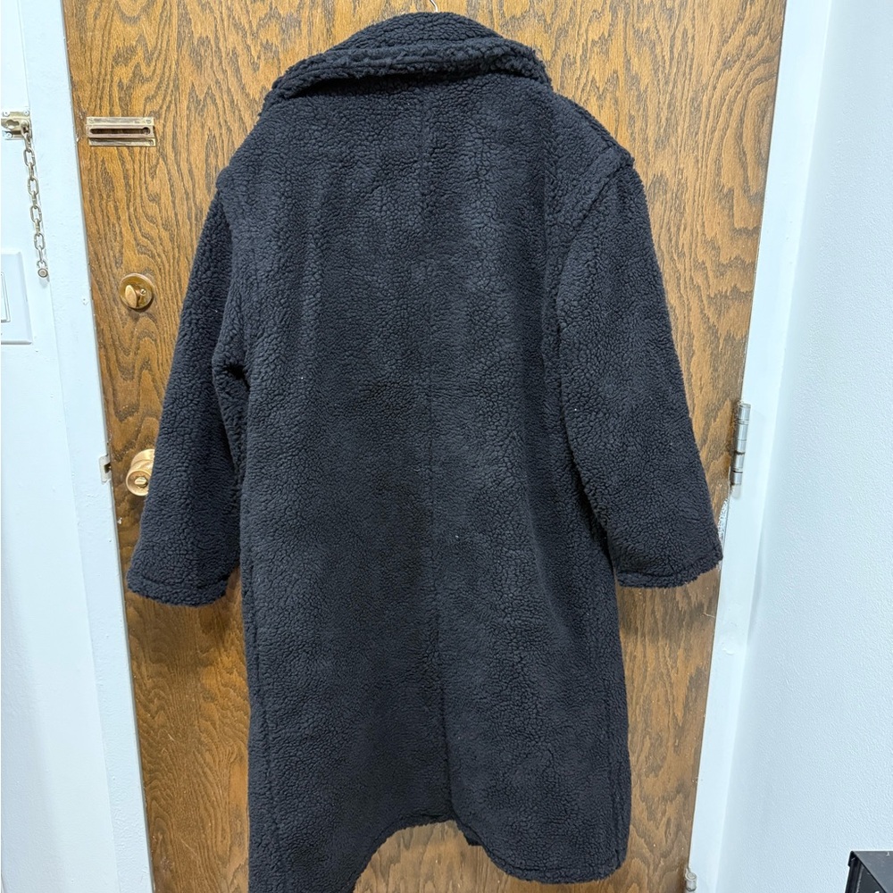 Fabletics Black Teddy Jacket - image 3